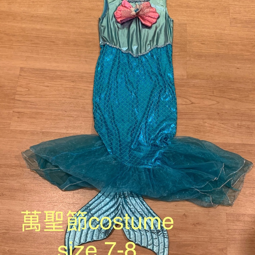 Mermaid Kids Costume - Blue and Pink